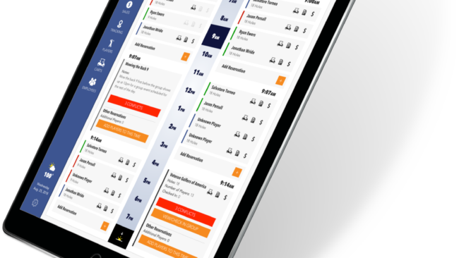 Supreme Golf native POS app 2018.