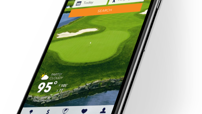 Supreme Golf native app 2017 redesign.