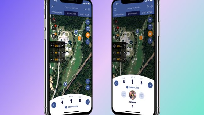 Supreme Golf native app redesign 2017.
