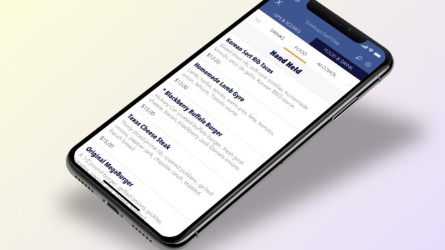 Supreme Golf native app redesign 2017.