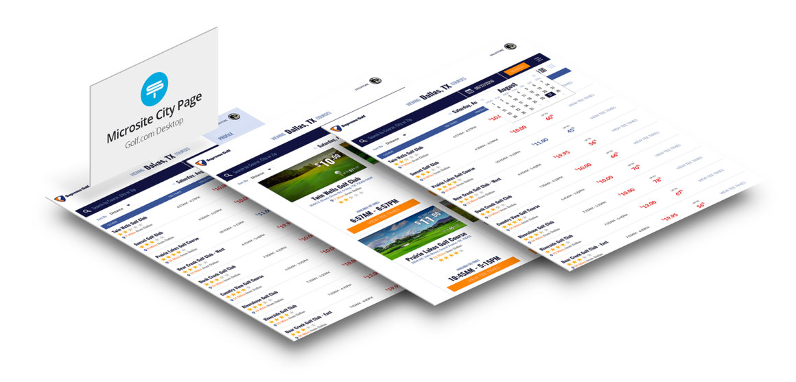 Supreme Golf Microsite