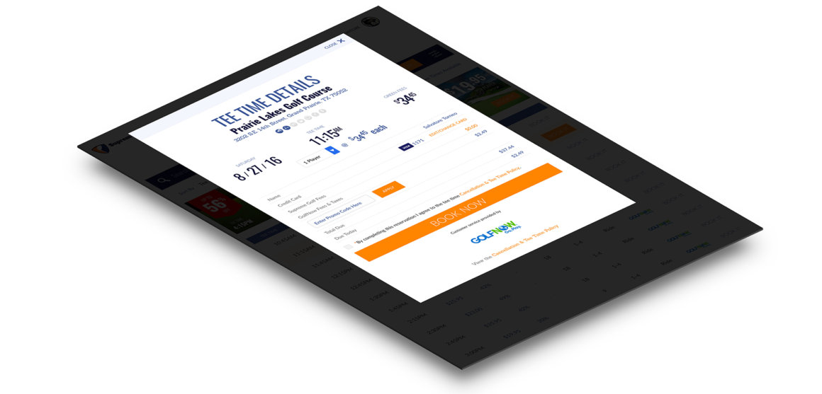 Supreme Golf Microsite