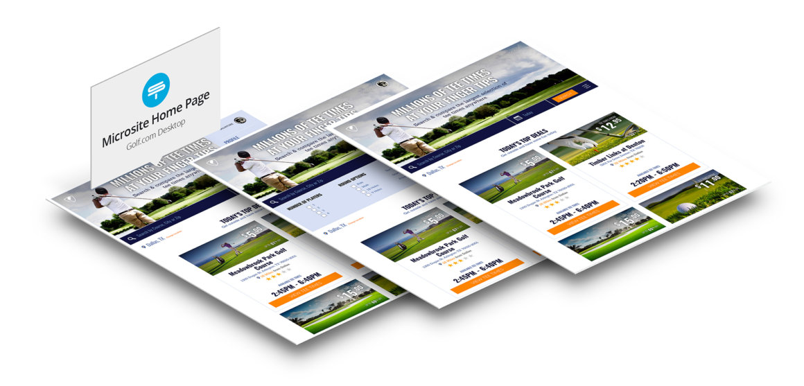 Supreme Golf Microsite