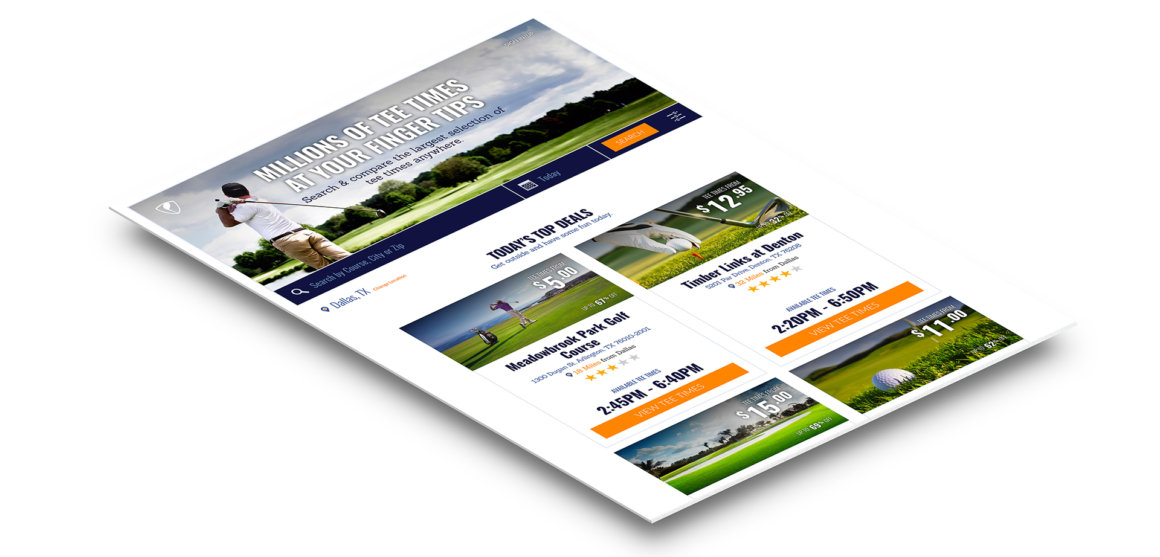 Supreme Golf Microsite