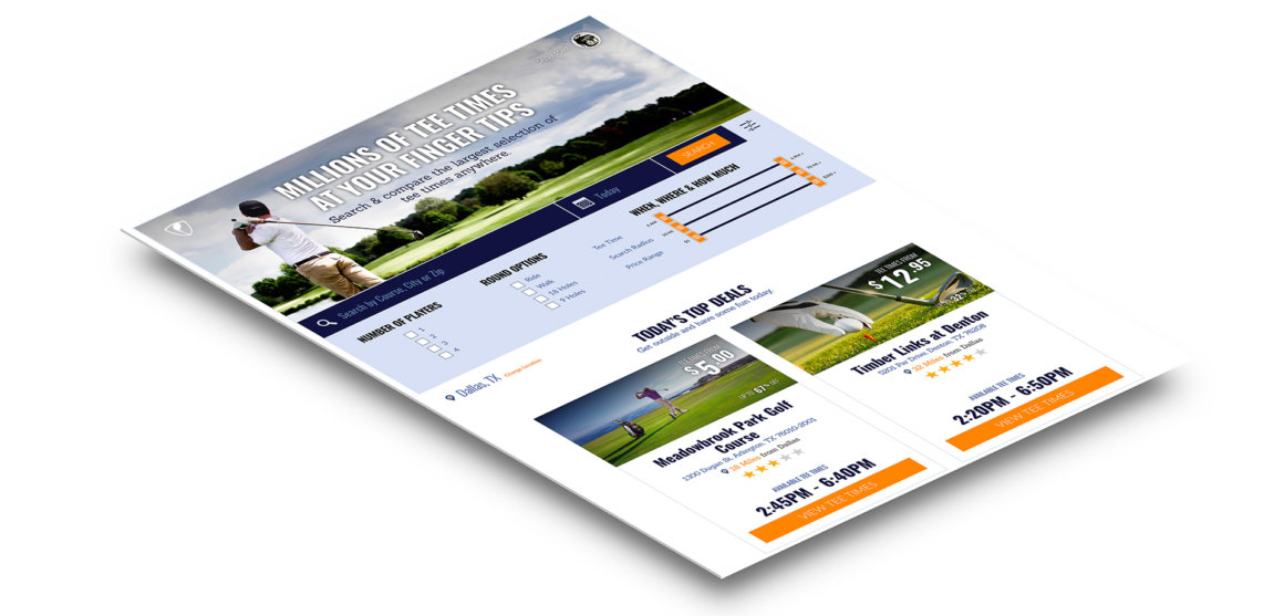 Supreme Golf Microsite