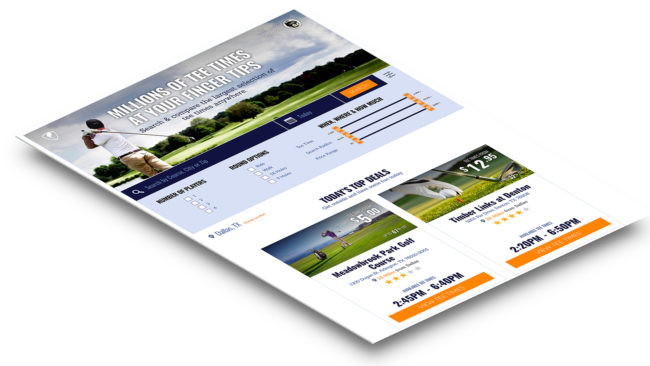 Supreme Golf golf.com microsite.