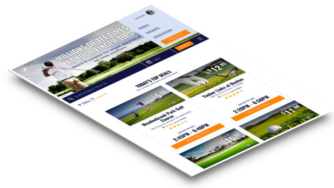 Supreme Golf golf.com microsite.