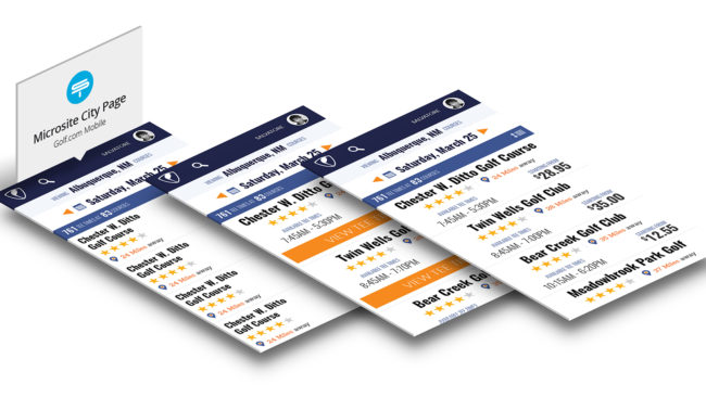 Supreme Golf golf.com microsite.