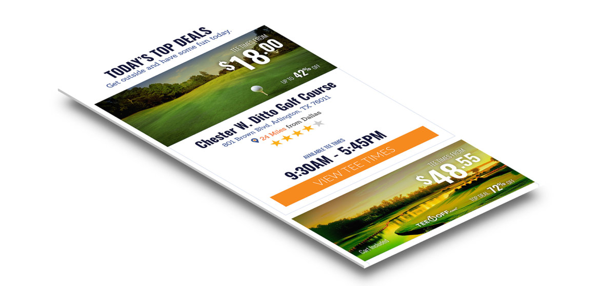 Supreme Golf Microsite