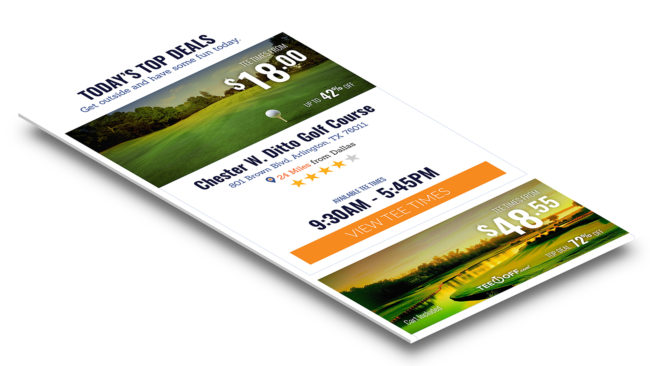 Supreme Golf golf.com microsite.