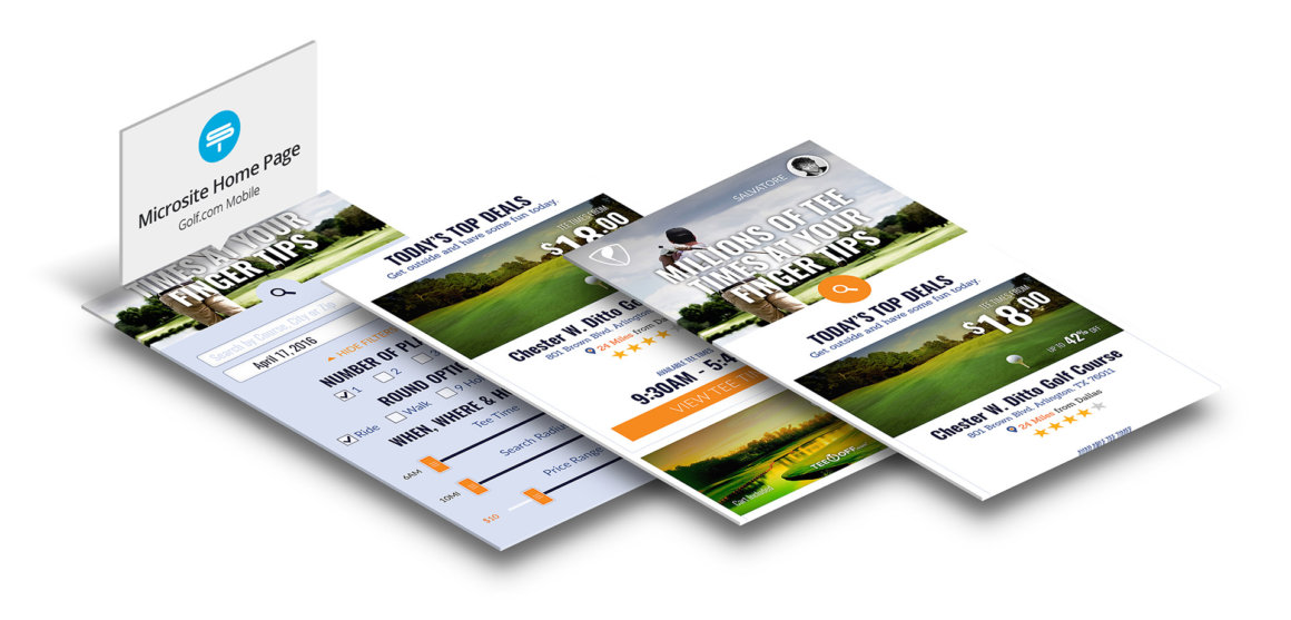 Supreme Golf Microsite