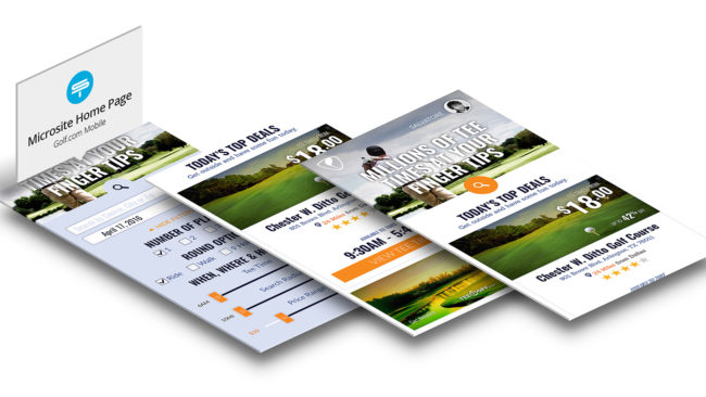 Supreme Golf golf.com microsite.