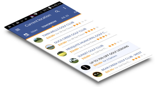 Supreme Golf legacy native app update 2015.