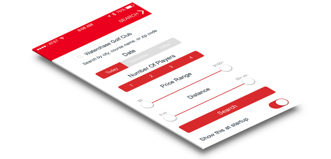 Golf Native App Rebrand