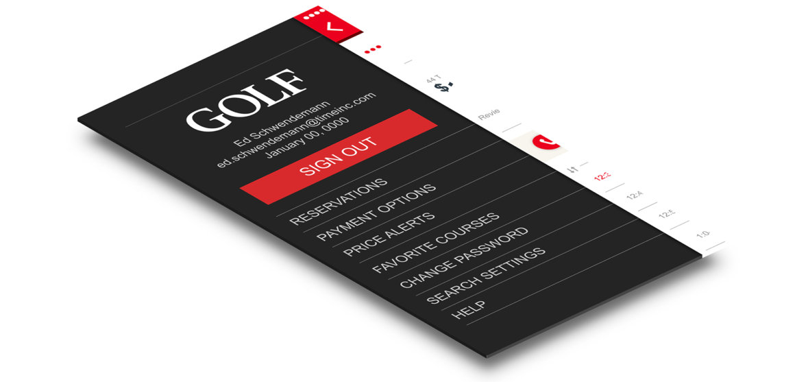 Golf Native App Rebrand