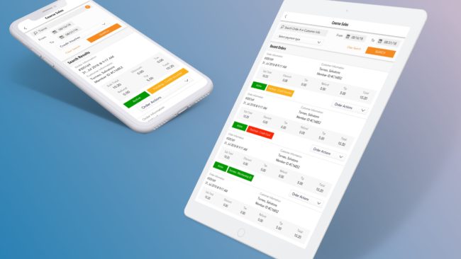 Supreme Golf web-based POS iOS app 2018.