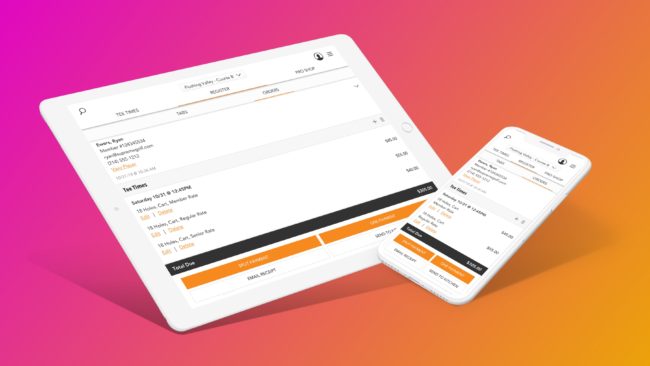 Supreme Golf web-based POS iOS app 2018.